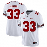 Ohio State Buckeyes 33 Pete Johnson White Nike College Football Jersey Dzhi,baseball caps,new era cap wholesale,wholesale hats